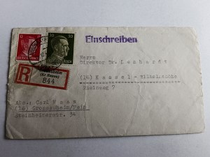 ENVELOPE STAMP GROSSAUHEIM MAIN, STAMP