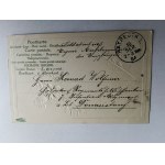 POCZTÓWKA WYTŁACZANA OKOLICZNOŚCIOWA ARTYSTYCZNA KWIATY 1904 R