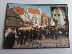 POSTCARD KAZIMIERZ DOLNY FUNERAL OF STANISŁAW JAN ŁAZOREK