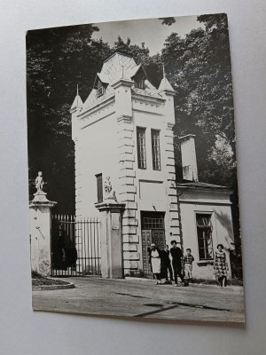 POHLEDNICE PRL NAŁĘCZÓW VSTUPNÍ BRÁNA PALÁCE MAŁACHOWSKI