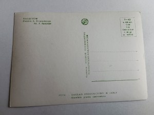 POSTCARD PRL NAŁĘCZÓW ZEROMSKI MONUMENT