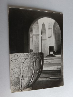 POSTCARD PRL KRUSZWICA INTERIOR OF THE COLLEGIATE CHURCH
