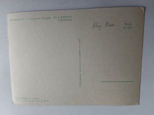 POSTCARD PRL KRUSZWICA LAKE GOPŁO