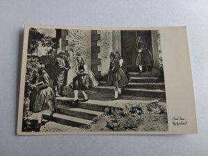 CARTE POSTALE ALLEMAGNE COSTUMES FOLKLORIQUES