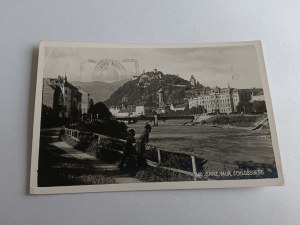 POHLEDNICE GRAZ RAKOUSKO SCHLOSSBERG ZNÁMKA