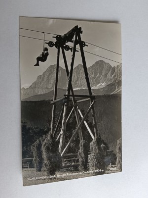 POHLEDNICE LYŽAŘSKÉHO VLEKU SCHLAMDING