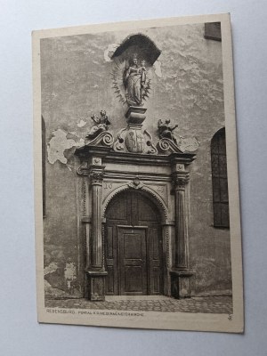 CARTE POSTALE PORTAIL DE REGENSBURG, TIMBRE