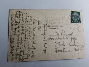 CARTE POSTALE PORTAIL DE REGENSBURG, TIMBRE