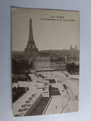 POSTCARD PARIS PARIS FRANCE EIFFEL TOWER