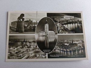POSTCARD STOCKHOLM STOCKHOLM SWEDEN 5 VIEWS