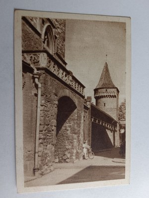 POSTCARD KRAKOW FRAGMENT OF A DEFENSIVE WALL