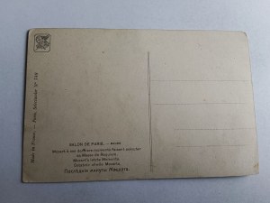 POSTCARD PAINTING MOZART'S LAST MOMENTS, MOZART