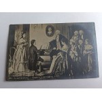 POSTCARD PAINTING MOZART, PIANO, CONCERT