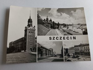 CARTE POSTALE CHÂTEAU DE SZCZECIN CLOCHER