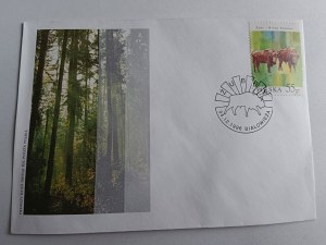 ENVELOPE BISON BISON STAMP