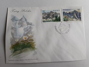 ENVELOPPE VERNIS TATRA, TIMBRE