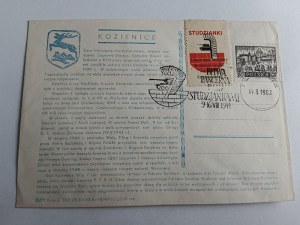 ENVELOPE KOZIENICE, STUDZIANKI, STAMP, STAMP