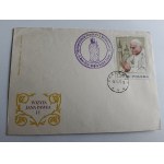 ENVELOPE POPE JAN PAUL II, STAMP, STAMP, STAMP, STAMP