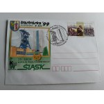 ENVELOPE RUDA ŚLĄSKA BARBÓRKA COAL MINE, STAMP