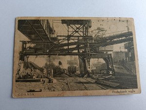 POSTCARD GDANSK COAL HANDLING