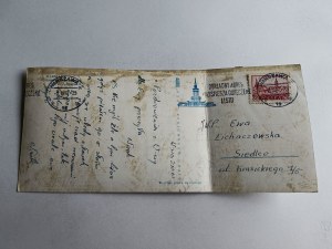 SKLÁDACÍ POHLEDNICE VARŠAVSKÝ TRH, POŠTOVNÍ ZNÁMKA