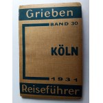 GUIDE CITY PLAN KOLN GERMANY 1931 FOLD OUT MAP