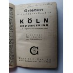 GUIDE CITY PLAN KOLN GERMANY 1931 FOLD OUT MAP
