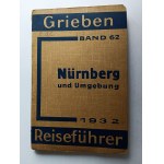 GUIDE CITY PLAN NURNBERG GERMANY 1932 FOLD OUT MAP