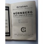 GUIDE CITY PLAN NURNBERG GERMANY 1932 FOLD OUT MAP