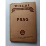 GUIDE CITY PLAN PRAGGA CZECH REPUBLIC, FOLD-OUT MAP, WOERL REISENHANDBUCHER