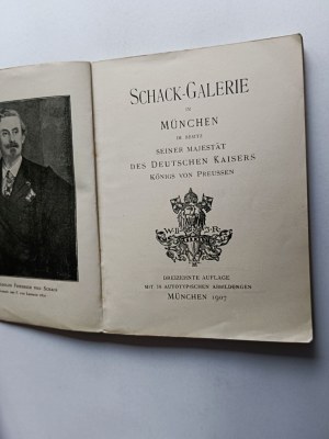 SCHACK GALERIE IN MUNCHEN IM BESITZ SEINER MAJESTAT, DES DEUTSCHEN KAISERS, KONIGS VON PREUSSEN, 1907 R
