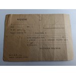 NOTICE OF ADMISSION OF PRISONER, PRISON, PRISON WARDEN, 1930