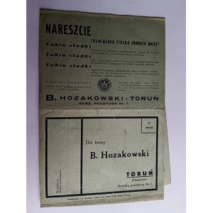 ZAMÓWIENIE FORMULARZ B. HOZAKOWSKI TORUŃ