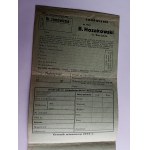 ORDER FORM B. HOZAKOWSKI TORUN