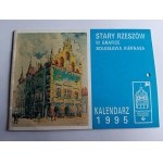 WALL CALENDAR, OLD RZESZOW IN THE GRAPHICS OF BOLESŁAW KIERNAS, 1995, SOCIETY OF FRIENDS OF RZESZOW