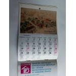KALENDARZ ŚCIENNY, STARY RZESZÓW W GRAFICE BOLESŁAWA KIERNASA, 1995 R, TOWARZYSTWO PRZYJACIÓŁ RZESZOWA