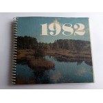 CALENDAR 1982, PICTURES OF POLISH CITIES, BIAŁYSTOK, GORZÓW WIELKOPOLSKI, CZĘSTOCHOWA, PŁOCK, WARSAW, TORUN, LIDZBARK WARMIŃSKI, NOWY SĄCZ