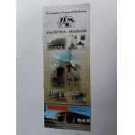PAMPHLET MARKOWA CHAINSUT ZAGRODA MUSEUM, SOCIETY OF FRIENDS OF MARKOWA
