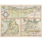 Pomeraniae, Wandalicae Regionis, Typ.; Livoniae Nova Descriptio, Joanne Portantio auctore; Ducatus Oswieczensis, et Zatoriensis, Descriptio