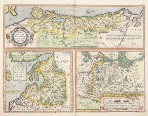 Pomeraniae, Wandalicae Regionis, Typ.; Livoniae Nova Descriptio, Joanne Portantio auctore; Ducatus Oswieczensis, et Zatoriensis, Descriptio