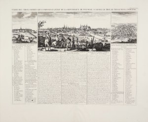 Carte des trois ordres qui composent l'Etat de la Republique de Pologne scavoir le roi et le senat et la noblese