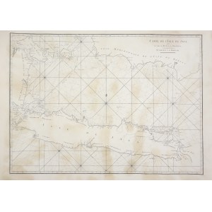 Carte de l’isle de Java avec les isles de Banca, de Billiton, et une partie de celles de Sumatra et de Borneo