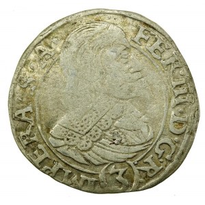 Austria, Ferdynand III, 3 Krajcary 1639, Praga (215)