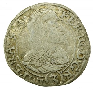 Austria, Ferdinand III, 3 Krajcars 1639, Prague (215)