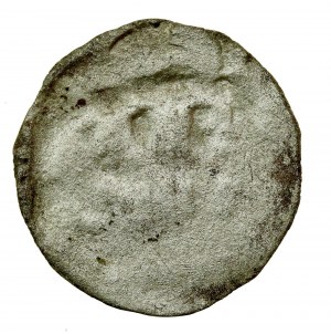 Jadwiga and Władysław Jagiełło, Denar, Wschowa. Rare (228)