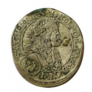 Austria, Leopold I, 6 krajcarów 1676, Bratysława (305)