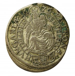 Austria, Leopold I, 6 krajcars 1676, Bratislava (305)