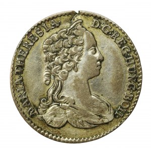 Austria, Maria Teresa, 6 krajcarów, 1743 Hall (306)