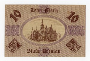 Breslau/Breslau; Stadt; 29.10.1918-23.1.1919; 10 marks (319)
