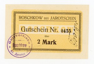 Roszkow/Roschkow; Gutsvorstand; n.d. (1914); 2 marks (322)